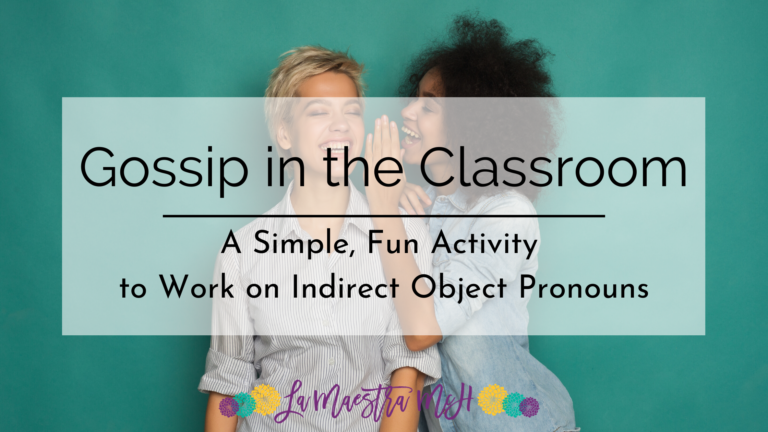 Gossip in the classroom: Practicing IOPs